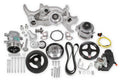 Holley LS Series 20-185 Pulley Kit with 6-Rib Serpentine Belt for GM LS Engines