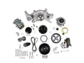 Holley 20-242 Mid-Mount Accessory Drive System for Big Block Chevrolet, Natural Aluminum, 6-Rib Serpentine Belt Kit