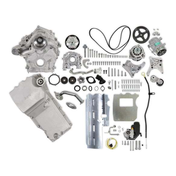 Holley 20-340 Complete Accessory Drive and Oil System Kit for Ford 7.3L Godzilla V8