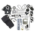 Holley 20-340BK Complete Accessory Drive and Oil System Kit for Ford 7.3L Godzilla with 6-Rib Serpentine Pulley