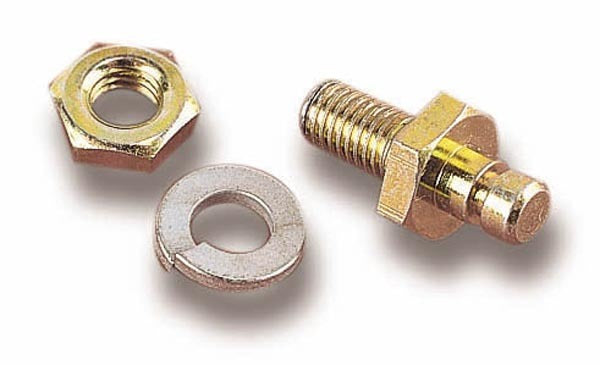 Holley Throttle Lever Stud Kit 20-37 with 7/32 Inch Steel Cadmium Finish