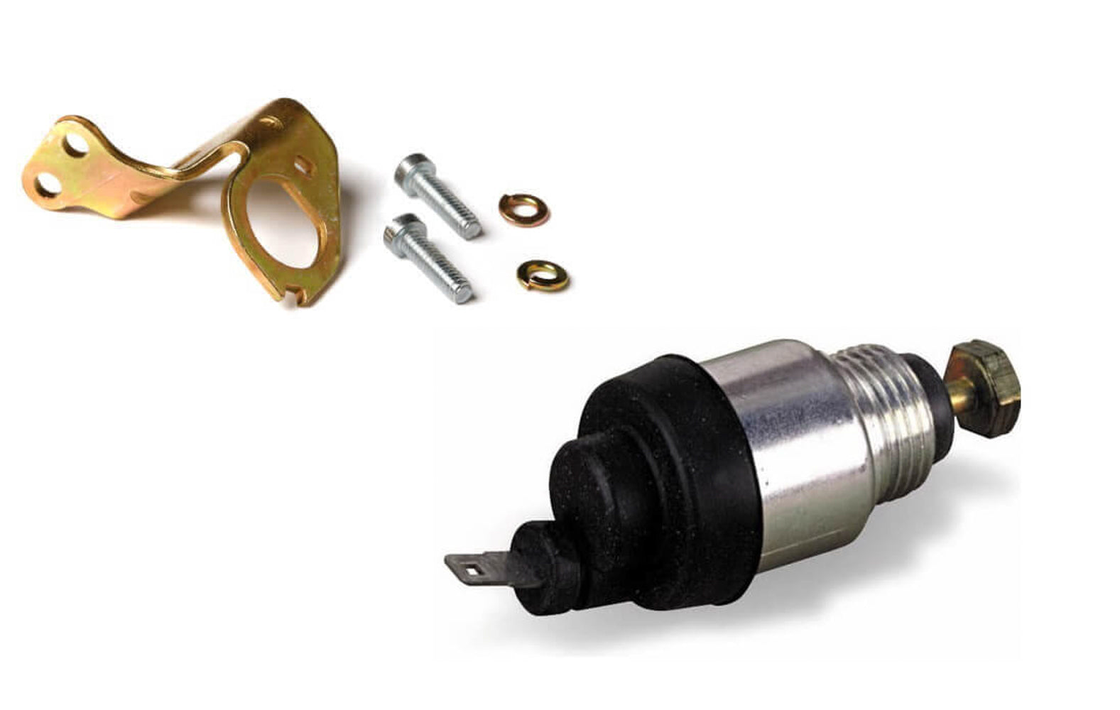 Holley 20-92 Throttle Solenoid Bracket Kit for Street Warrior Carburetors