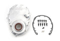 Holley SBC Vortec Aluminum Timing Cover with Crank Sensor for Small Block Chevy