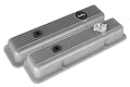 Holley SBC Muscle Series Valve Covers Pair with Baffled and Finned Design