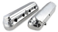 Holley 241-186 Valve Cover Set for GM LS-Series, Tall Baffled Aluminum with Hidden Coils, Polished Finish