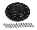 Holley 241-227 Fuel Cell Filler Cap Assembly with 12-Bolt Flange, Aluminum, Black Anodized
