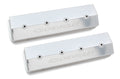 Holley 241-285 GM Track Series Tall Aluminum Valve Cover for Small Block Chevy with Hardware and Bowtie Logo