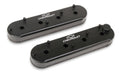 Holley 241-294 LS Billet Rail Fabricated Aluminum Valve Covers with Oil Cap and Chevy Bowtie Emblem