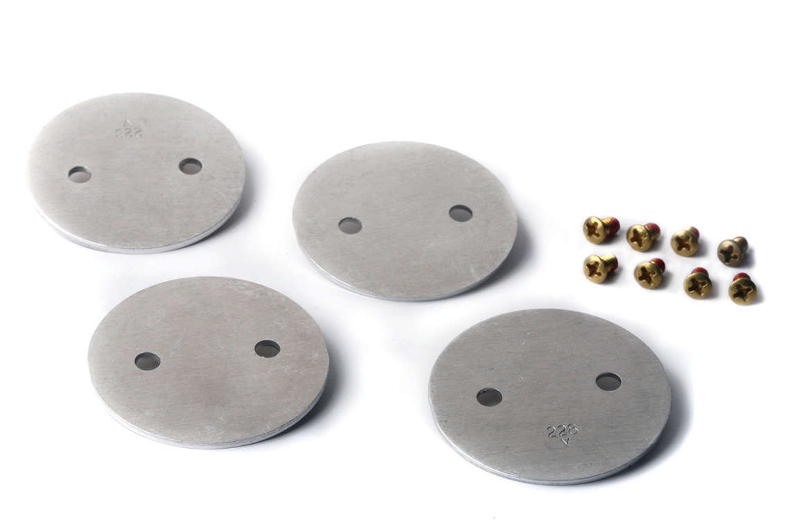 Holley 26-100 Aluminum Throttle Plate Kit for Holley Carburetors, 2 Inch Diameter, Set of 4