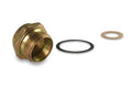 Holley 26-26 Brass Adapter Fitting, 5/8-18 Inch Inverted Flare Female to 7/8-20 Inch Male