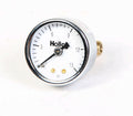 Holley 26-500 Fuel Pressure Gauge, 0-15 psi, Mechanical, Analog, 1-1/2 Inch Diameter, White Face, 1/8 Inch NPT Port