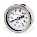 Holley 26-506 Fuel Pressure Gauge 0-160 psi Mechanical Analog 2 Inch White Face