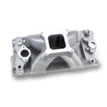 Holley SBC Keith Dorton Series Intake Manifold for Small Block Chevy, Square Bore, Single Plane, Aluminum, Natural Finish
