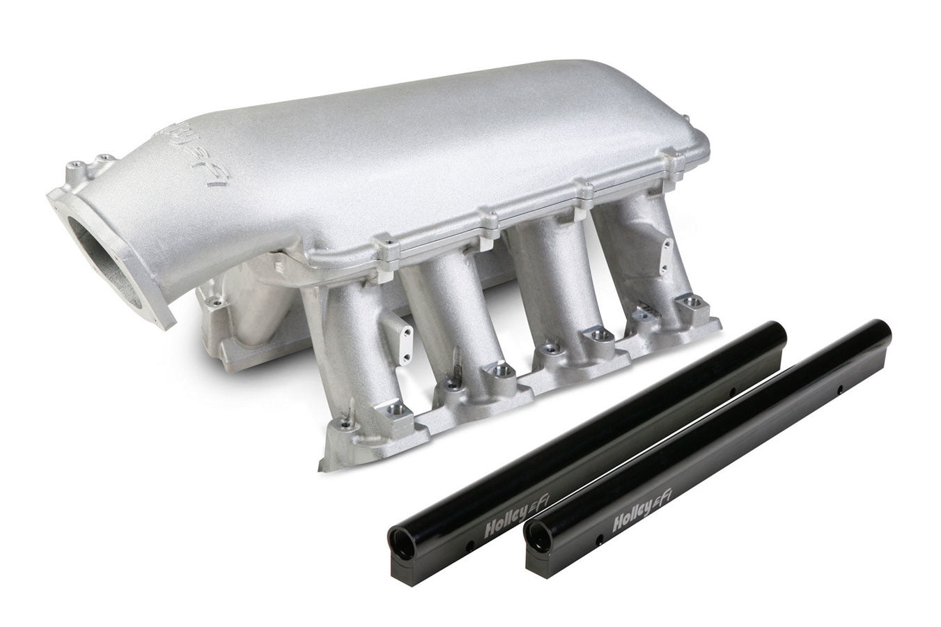 Holley GM LS Hi-Ram Intake System with 92mm EFI Throttle Body and Aluminum Multi-Port Rectangle Port Design