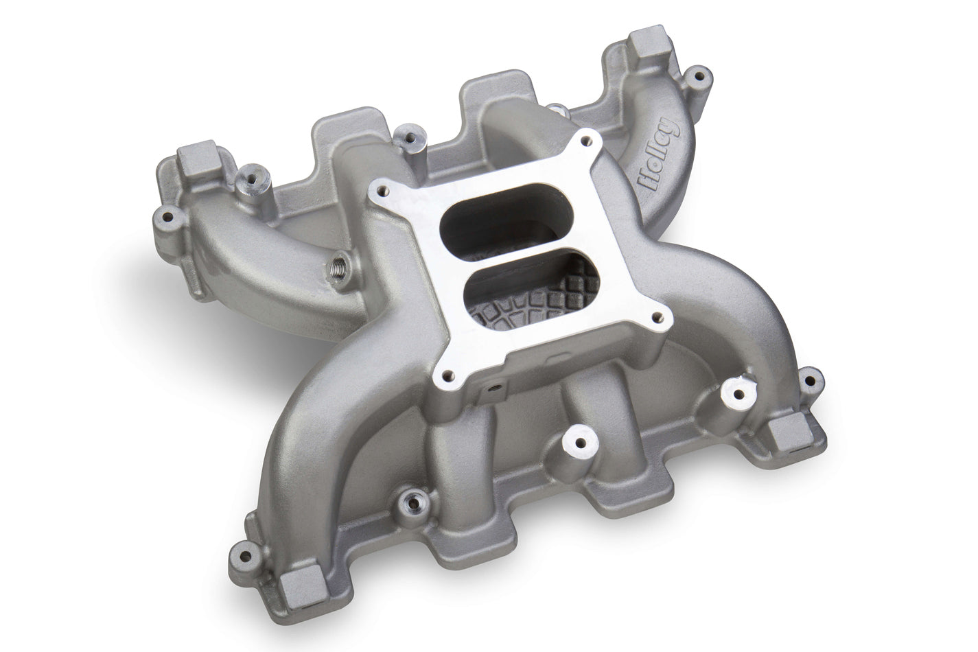 Holley GM LS3 Intake Manifold 300-129 Dual-Plane Square Bore Aluminum with 4150 Flange