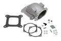 Holley 300-240 EFI Throttle Body Intake Elbow with 4150 Flange, 105mm Max Throttle Body Diameter, Aluminum, Natural Finish