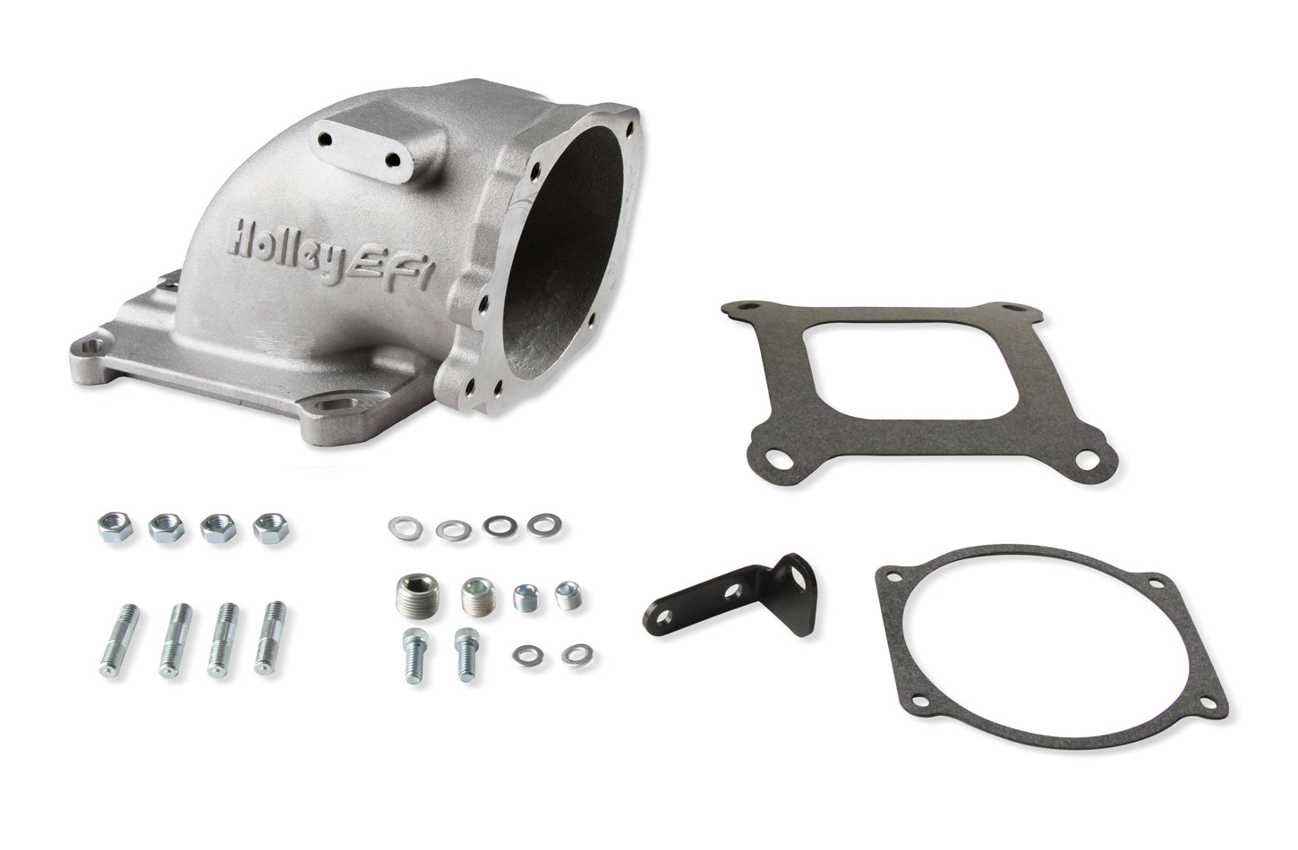 Holley 300-240F Intake Elbow for 105 mm Throttle Body with Ford Flange