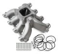 Holley 300-256 GM LS Series Intake Manifold, Square Bore, Single Plane, Cathedral Port, Aluminum, Natural Finish