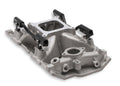 Holley SBC EFI Intake Manifold 4150 Flange for Small Block Chevy, Square Bore, Single Plane, Aluminum, Natural Finish