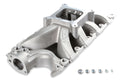 Holley SBF EFI Intake Manifold 4150 Flange for Small Block Ford, Square Bore, Single Plane, Rectangle Port, Aluminum, Natural Finish