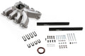 Holley 300-290 EFI Intake Manifold for GM LS Series, Single-Plane, Square Bore, Aluminum, Natural Finish