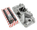 Holley BBC EFI R/P Intake Manifold with 4500 Flange for Big Block Chevy, Single Plane, Rectangle Port, Aluminum, Natural Finish