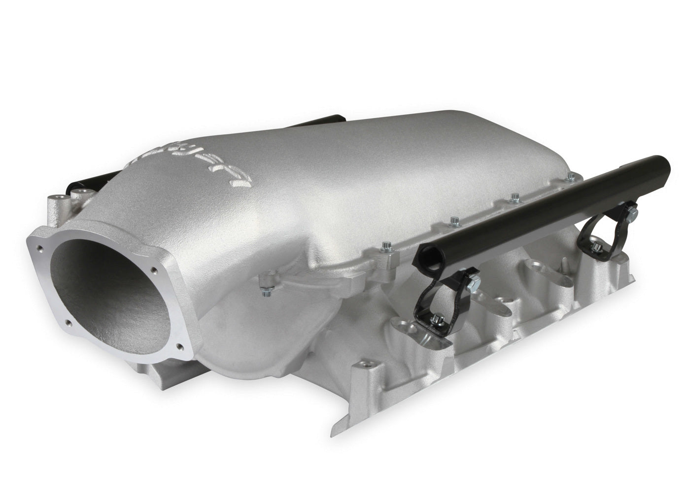 Holley LS3 Low Ram Intake Kit with Single Injector Top Feed, Aluminum, Natural Finish