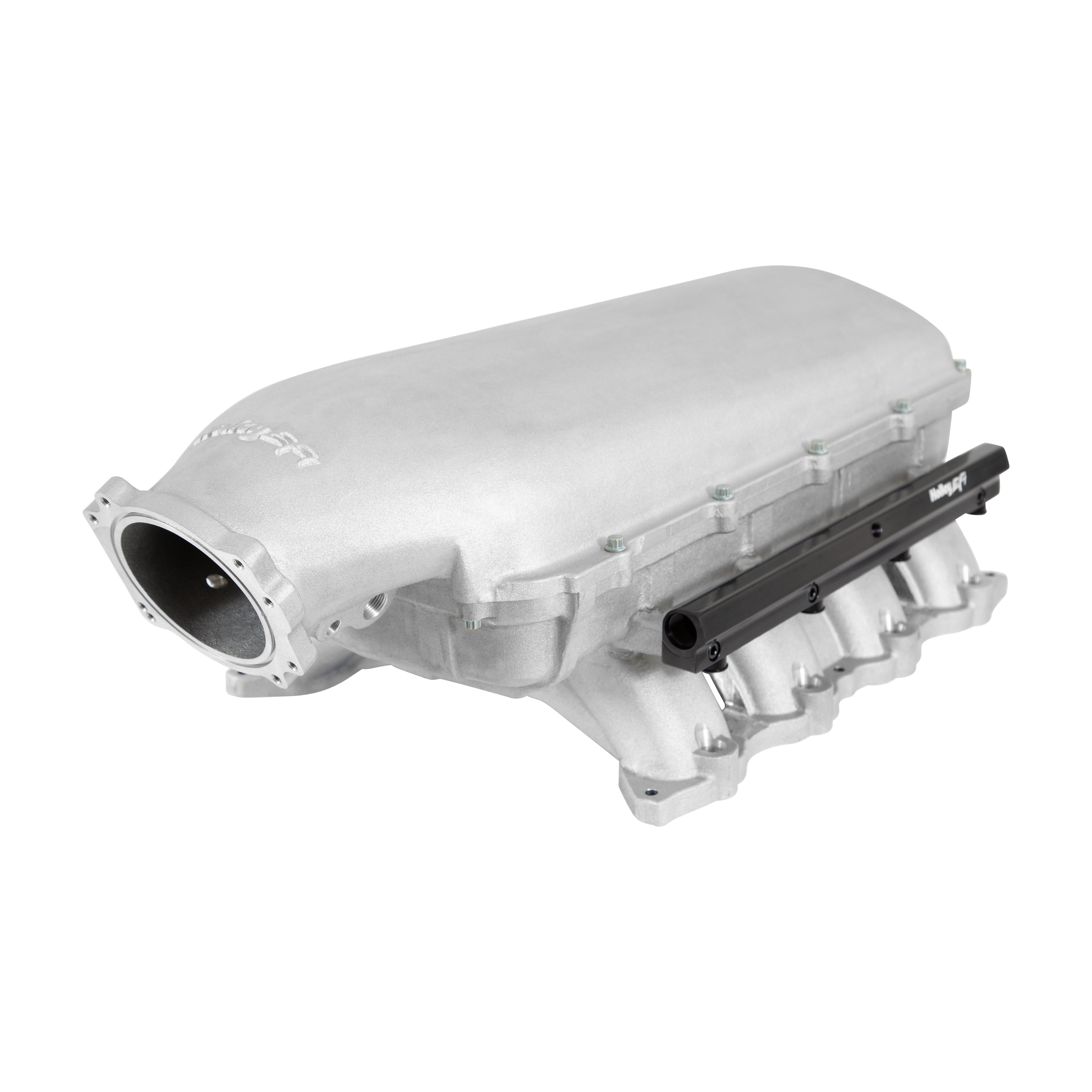 Holley 300-915 Hi-Ram Intake Manifold for Ford Coyote 5.0L with 93mm Throttle Body Flange, Multi-Port Aluminum, Natural Finish
