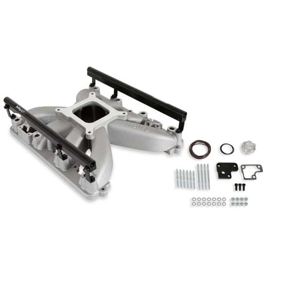 Holley HLY300-930 Gen-3 Hemi EFI Intake Manifold Kit with Square Bore Single Plane Design and Fuel Rails Included