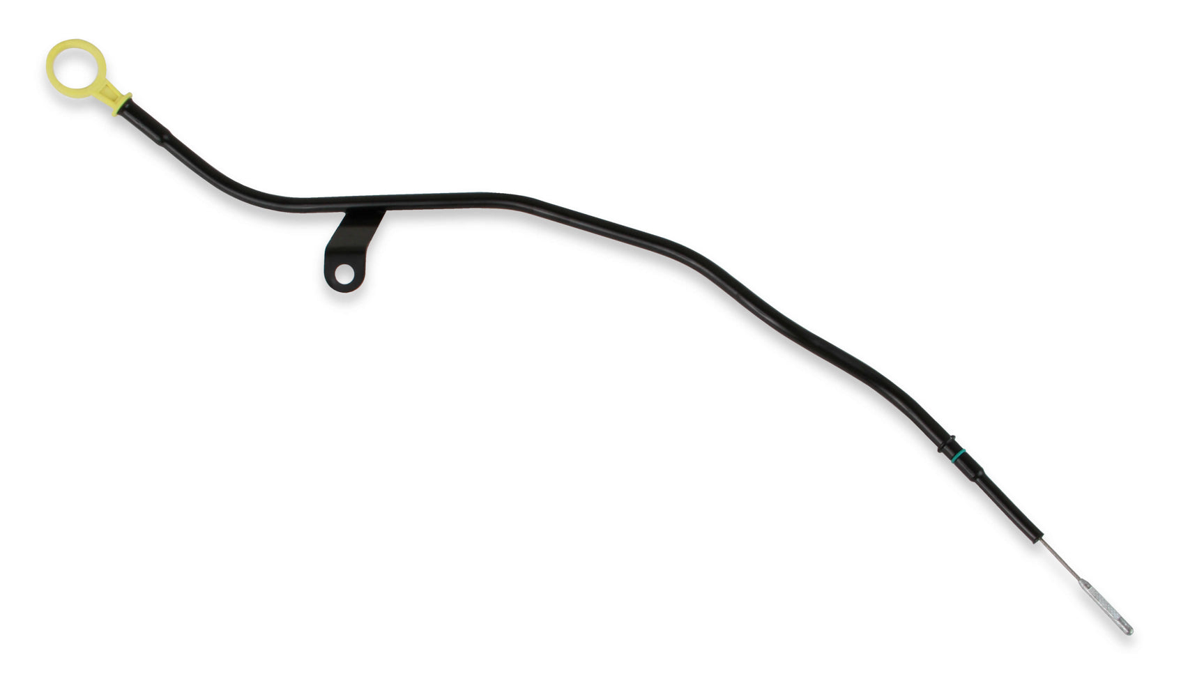 Holley 302-15 Oil Level Dipstick and Tube Kit for GM LS Series Engines, Black Powder Coat, Braided Steel