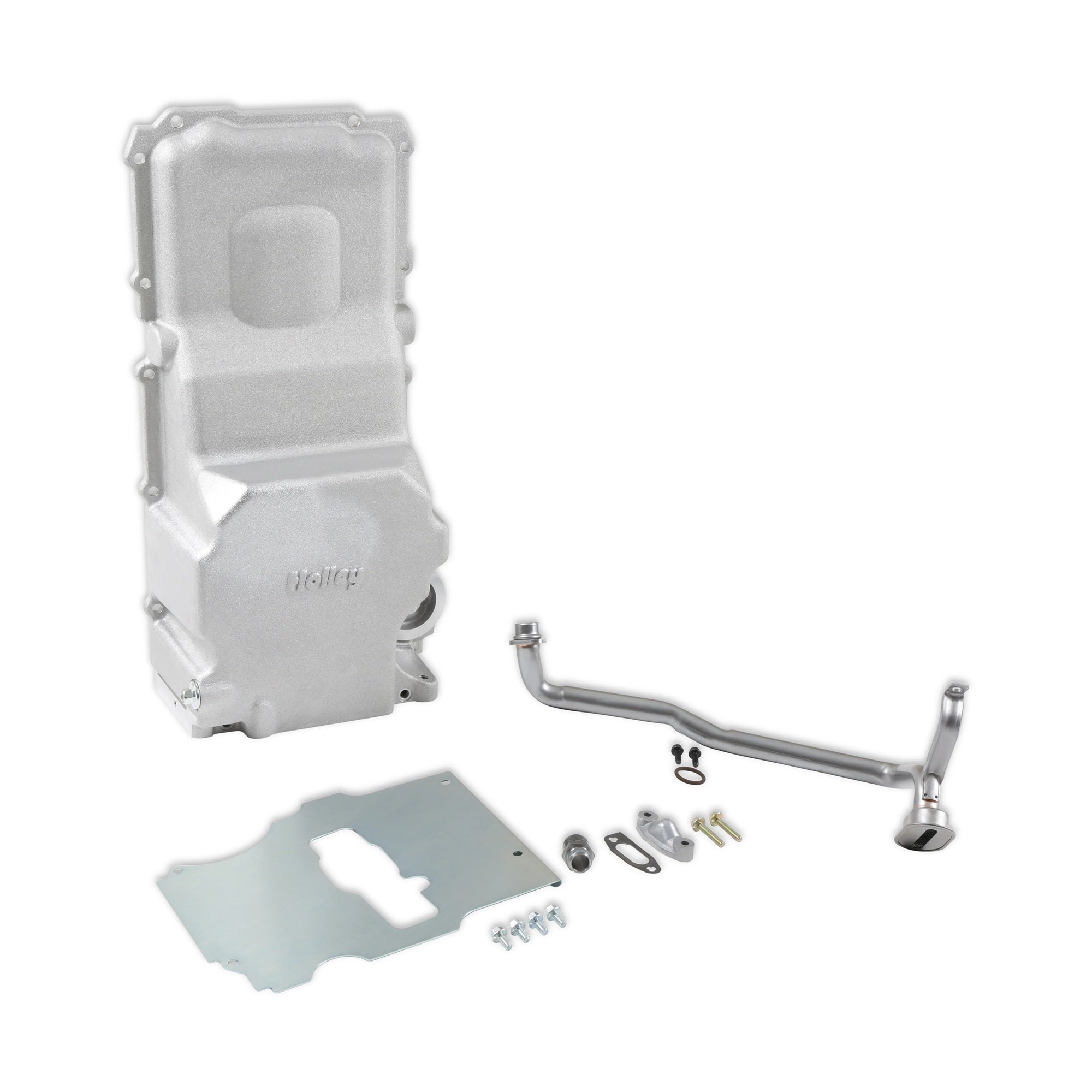 Holley 302-5 Engine Oil Pan Kit for GM LS Series, Rear Sump, 5.6 Quart Capacity, Aluminum Finish