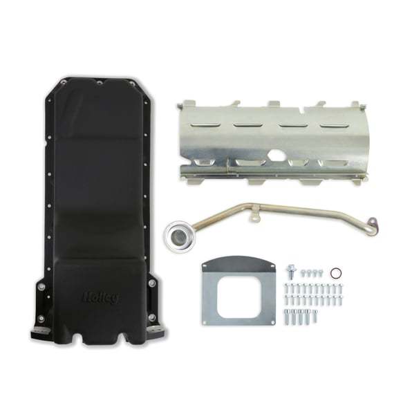 Holley 302-63BK Oil Pan Swap Kit for 6.2 Quart Rear Sump Mopar Gen III Hemi Engines
