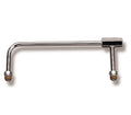 Holley 34-550 Model 4500 Fuel Line for Carburetors, 3/8 Inch NPT Female Inlet, Dual 5/8-18 Inch Inverted Flare Male Outlets, Steel with Chrome Finish