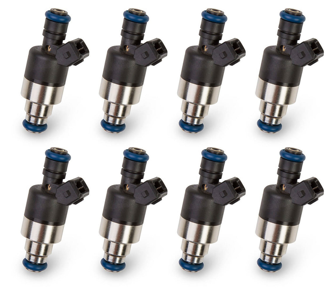 Holley 522-168 Fuel Injector Set of 8, 160 lb/hr, Low Impedance, EV1 / Minitimer Connector