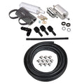 Holley 526-5 EFI Fuel System Kit with Vapor Guard Fuel Hose, 6 AN Black and Silver