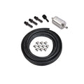 Holley 526-9 EFI Fuel Filter Kit with Stainless Element and 3/8 Inch Hose Barb Fittings