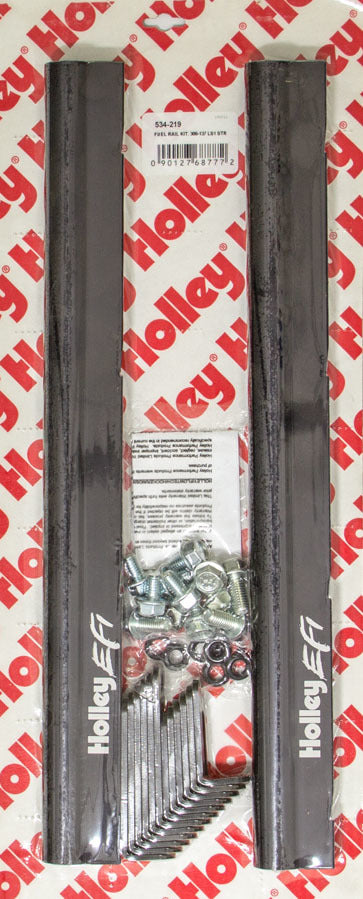 Holley 534-219 Fuel Rail Kit for GM LS Series Intake with 8 AN Female O-Ring Inlets and Outlets