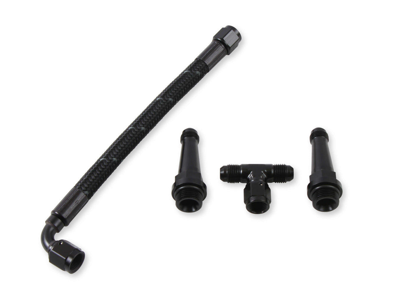 Holley EFI Stealth Crossover Braided Fuel Line Kit with 6 AN Stainless Steel Braiding