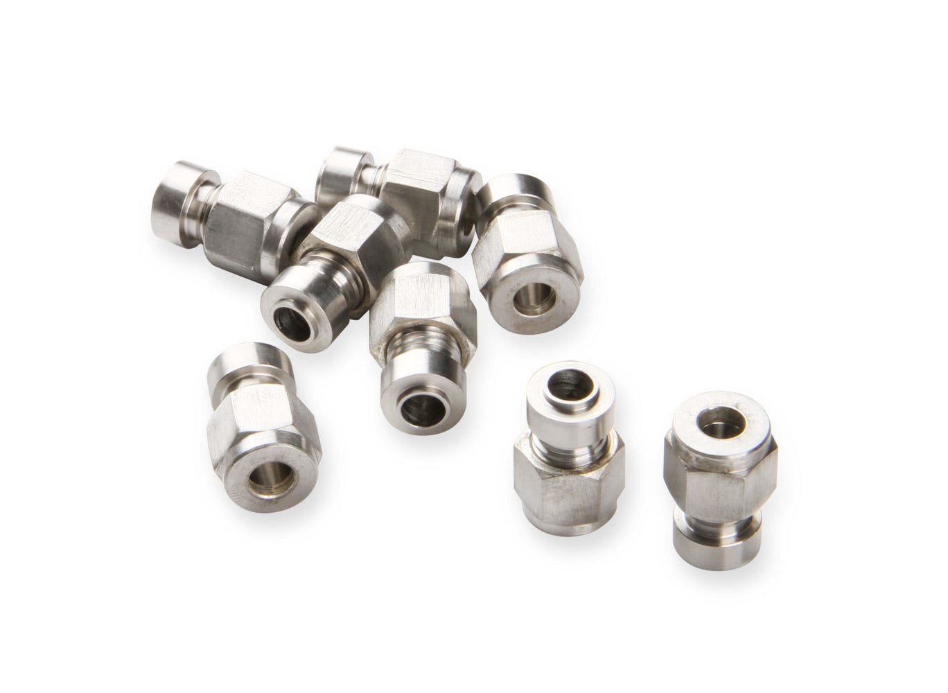 Holley EGT Bung Kit 543-163 Stainless Steel Weld-On 1/4 Inch NPT Female - Set of 8
