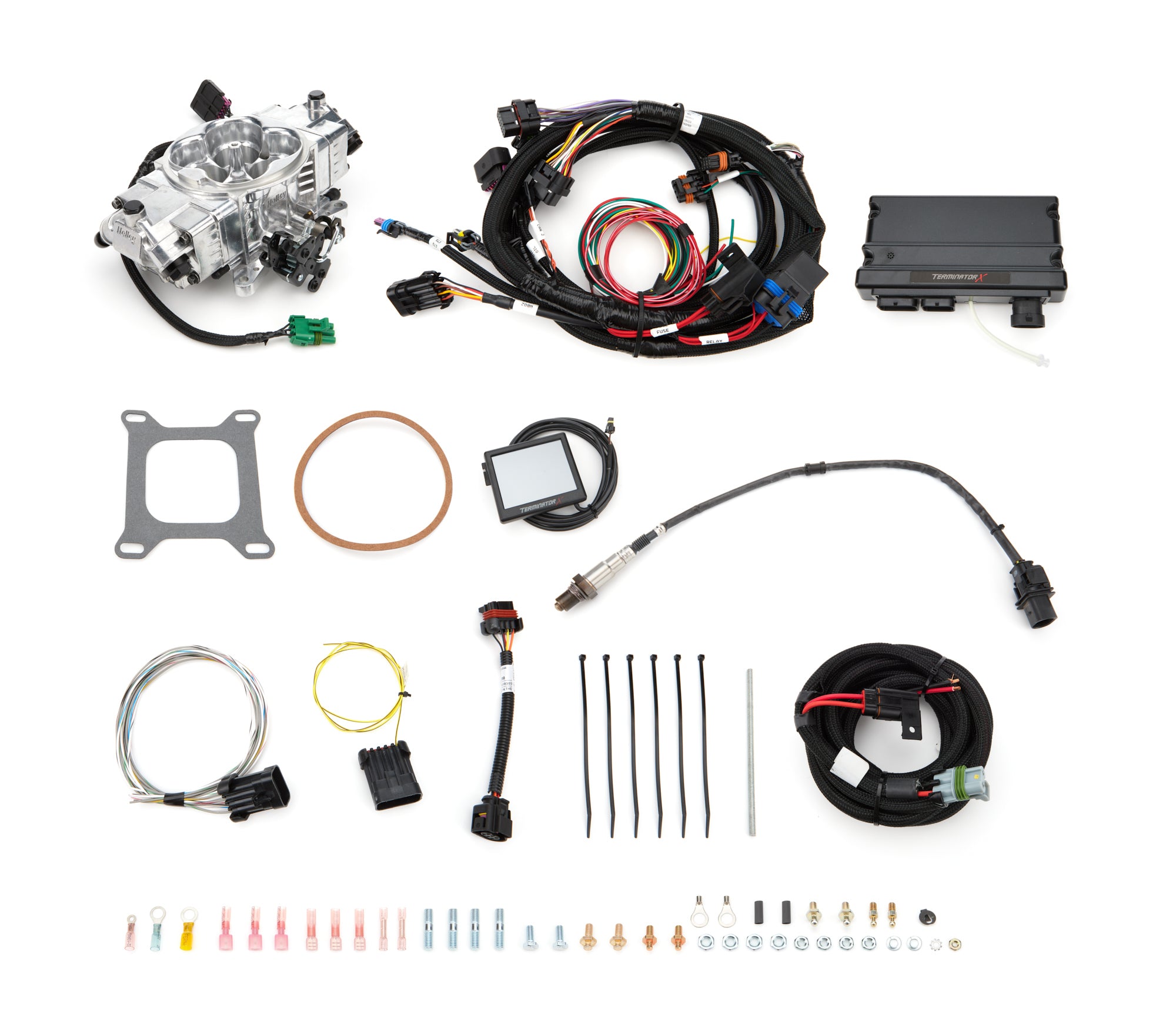 Holley 550-1001 Terminator X Stealth Fuel Injection Kit for GM LS-Series Engines with Square Bore Throttle Body