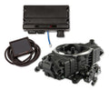 Holley 550-1061 Terminator X Stealth EFI System for GM LS-Series, 4150 Square Bore Throttle Body, Aluminum Black