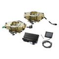 Holley 550-1076 Terminator X Stealth EFI Throttle Body Kit with Square Bore Aluminum Finish