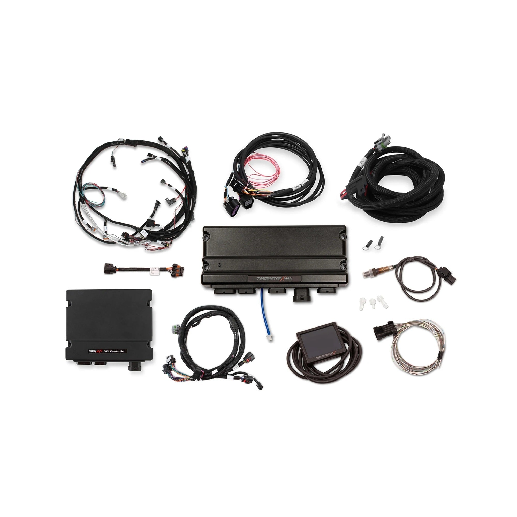 Holley 550-1621 Term X Max LT Late GDI Drive By Wire Engine Control Module with 3.5-Inch Touchscreen and Wiring Harness