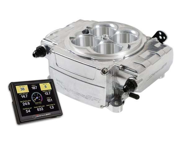 Holley 550-510-3XX Sniper 2 EFI Throttle Body Kit with Square Bore Aluminum Finish