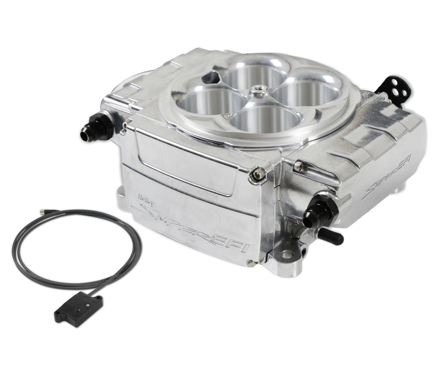 Holley 550-510-BXX Sniper 2 EFI Base Kit with Throttle Body, Polished Aluminum