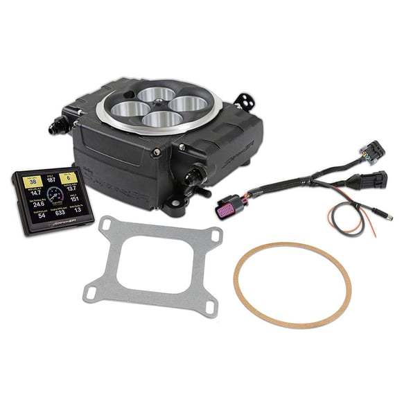 Holley 550-511-3AX Sniper 2 EFI Throttle Body Kit with Square Bore Aluminum Black Finish