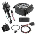 Holley Sniper 2 EFI Bundle Kit for Small Block Ford with Square Bore Throttle Body and Black Finish (Part Number 550-511-BPX-SBF)