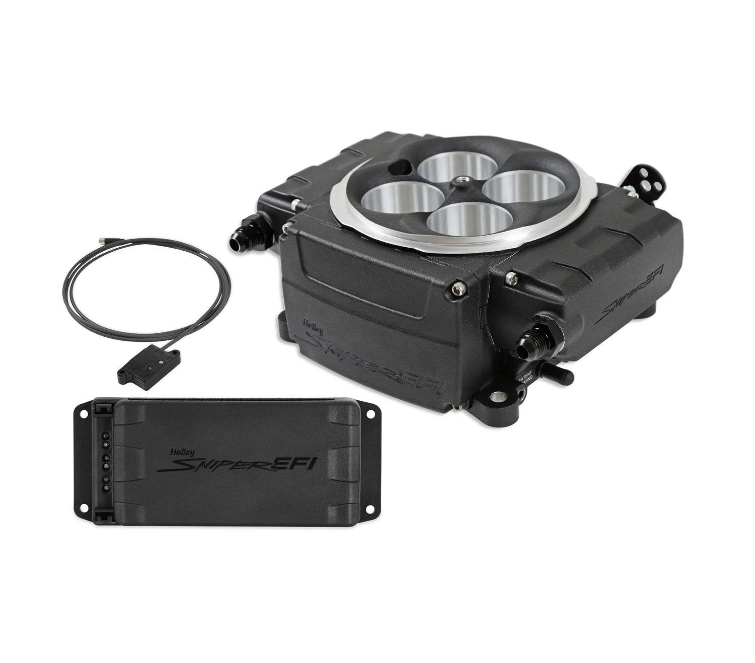 Holley 550-511-BPX Sniper 2 EFI Throttle Body Kit with PDM Black