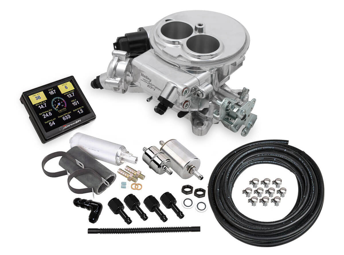 Holley Sniper 550-849K EFI Master Kit with Throttle Body and Fuel Pressure Regulator