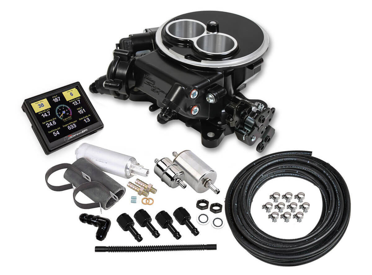 Holley 550-850K Sniper 2300 EFI Master Kit with Aluminum Throttle Body and Fuel Pressure Regulator